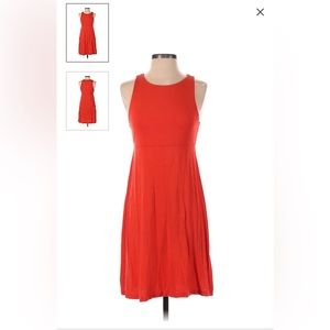 Athleta Santorini knit dress -coral